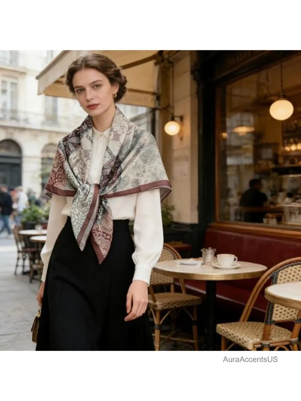 41 inch Large Square Scarf Fashion Scarf Headscarf Hair Wrap Polyester